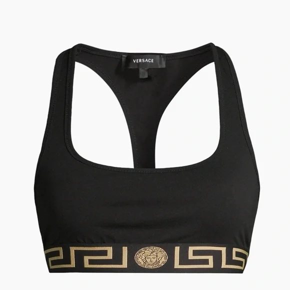 Versace Greca Border Sports Bra - Picture 2 of 7